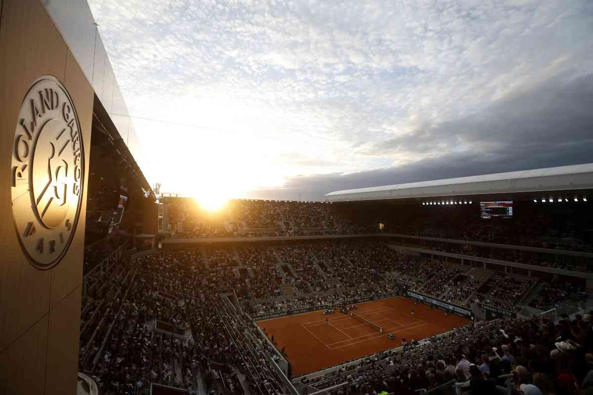 Foto panoramica del Philippe Chatrier, campo principale del Roland Garros