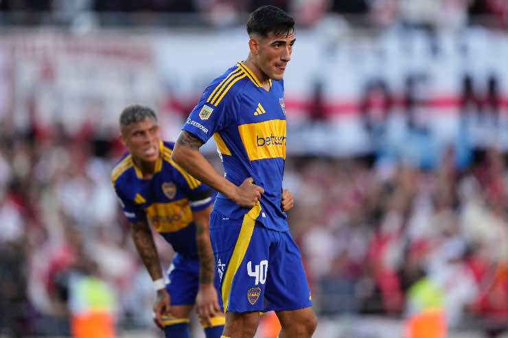 Calciatori del Boca Juniors piuttosto delusi, a fine match