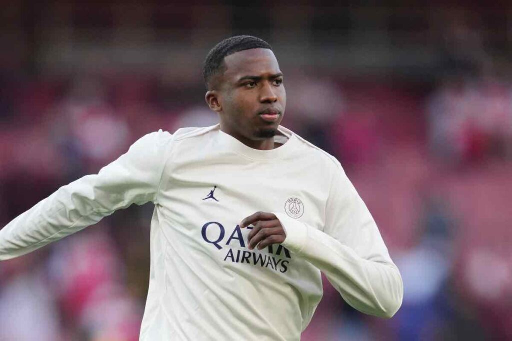 Pacho durante la sua fase di riscaldamento