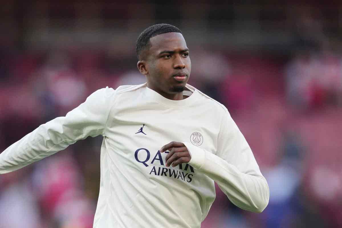 Pacho durante la sua fase di riscaldamento