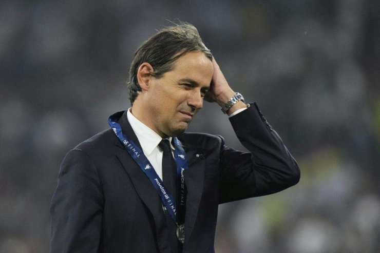 Simone Inzaghi disperato
