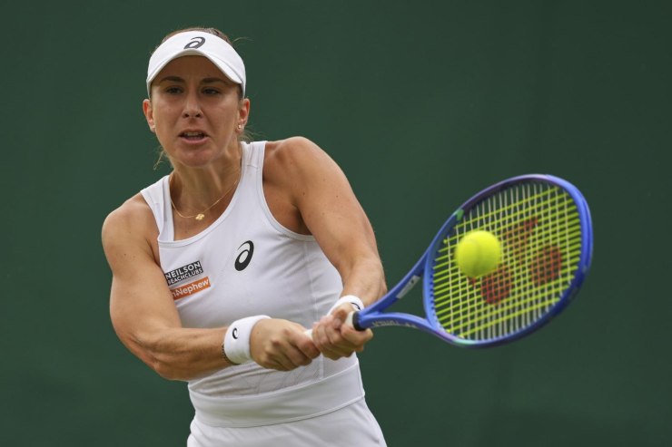 Bencic in azione