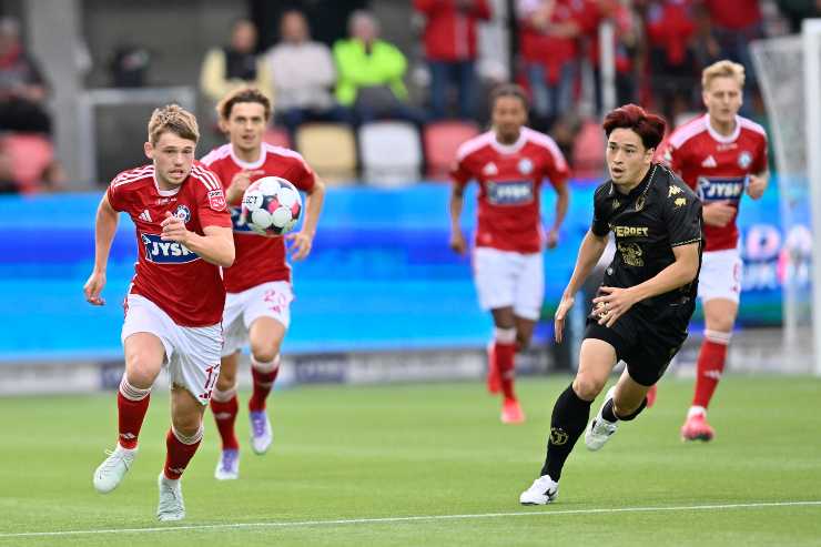 Azione di un match di Conference League
