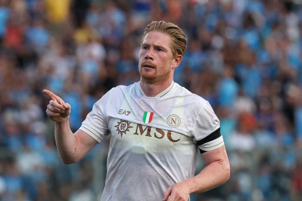 De Bruyne in gol nel corso dell'amichevole
