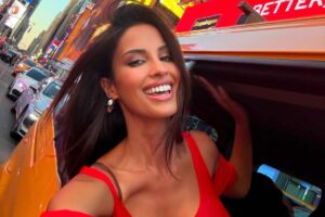Eleonora Incardona a Time Square