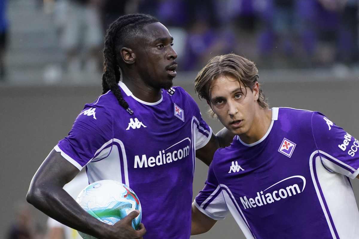 Moise Kean, attaccante della Fiorentina