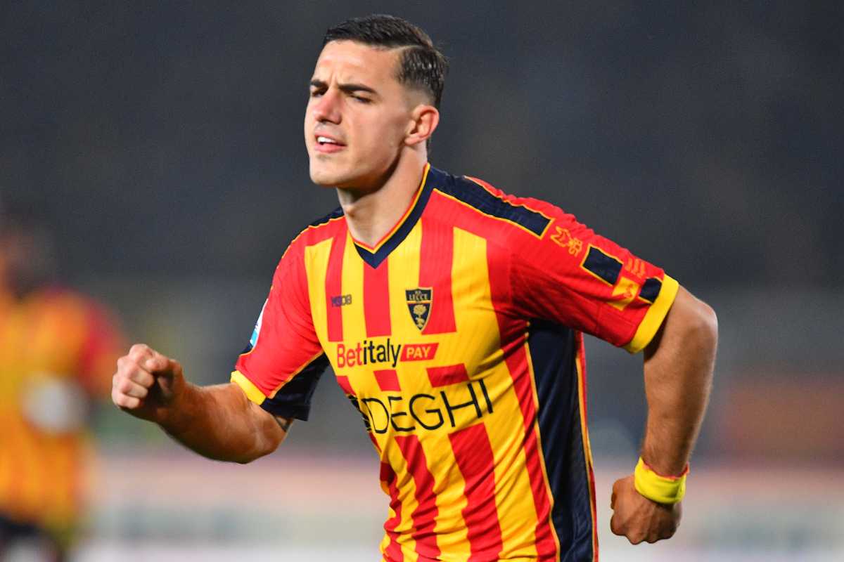Nicola Krstovic, attaccante del Lecce