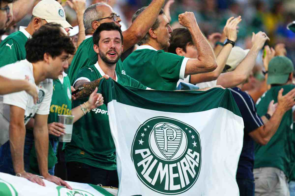 I tifosi del Palmeiras esultano sugli spalti