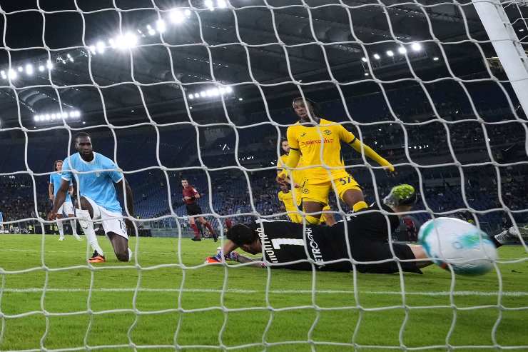 Gol subito dall'Hellas Verona