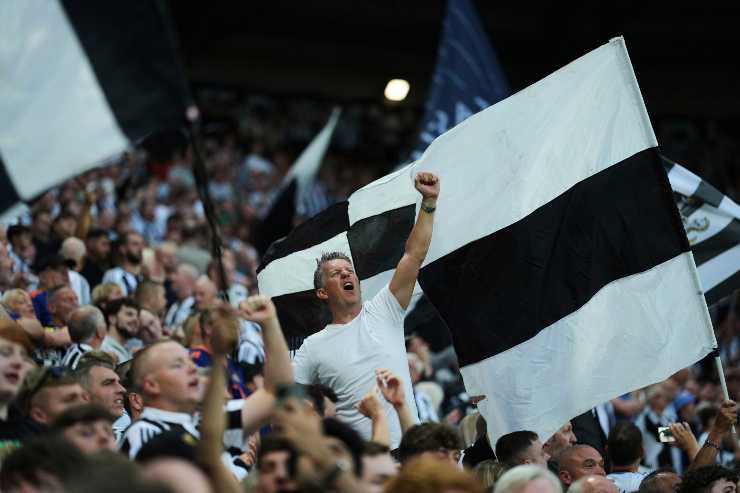 Tifosi del Newcastle in festa