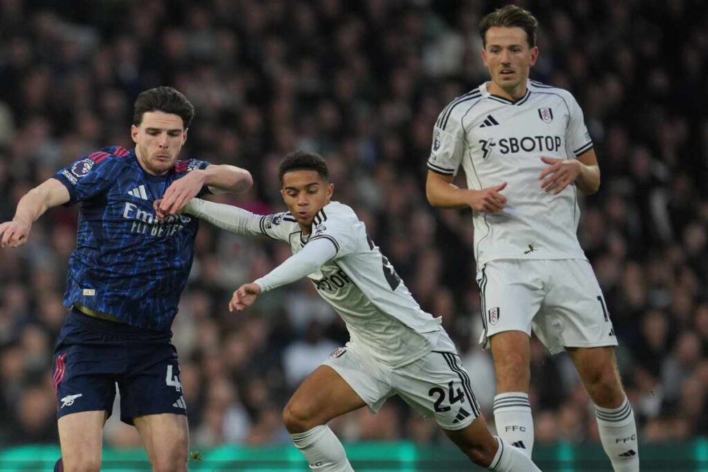 Giocatori del Leeds in azione