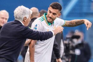 Gasperini a colloquio con Pellegrini