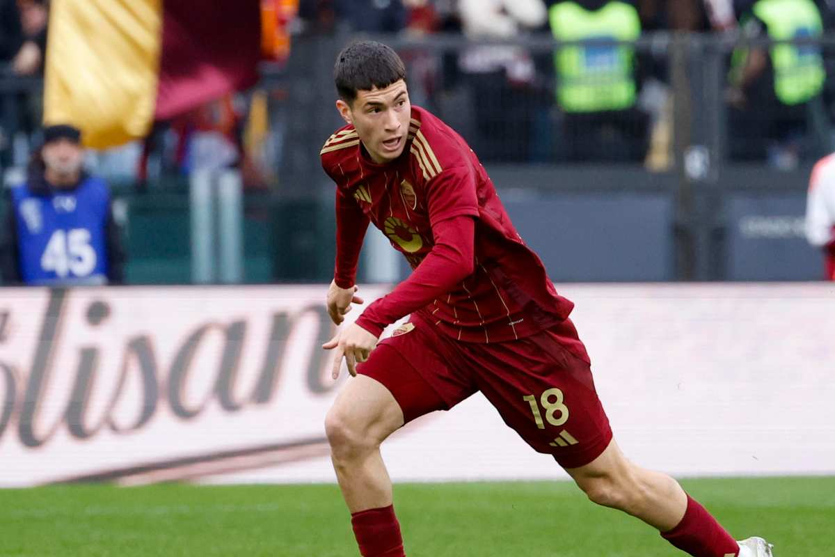 Matias Soulé in azione