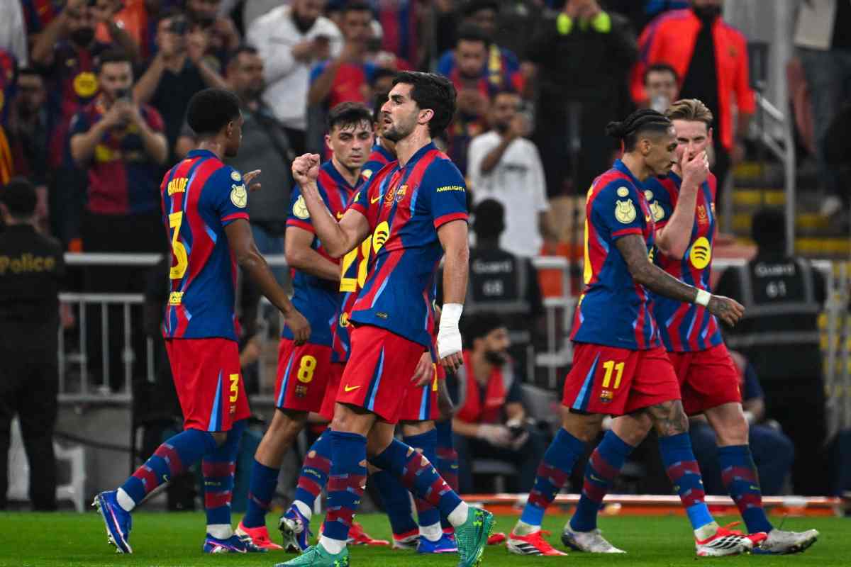 Esultanza del Barcellona