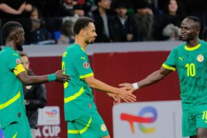 Esultanza del Senegal