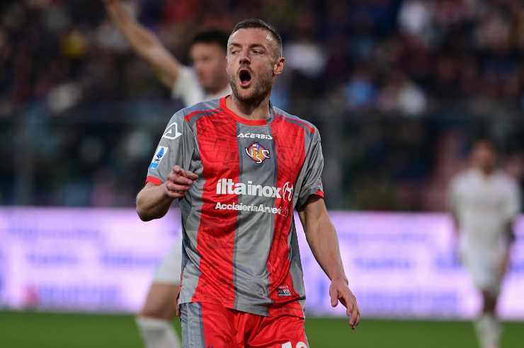 Vardy festeggia il gol