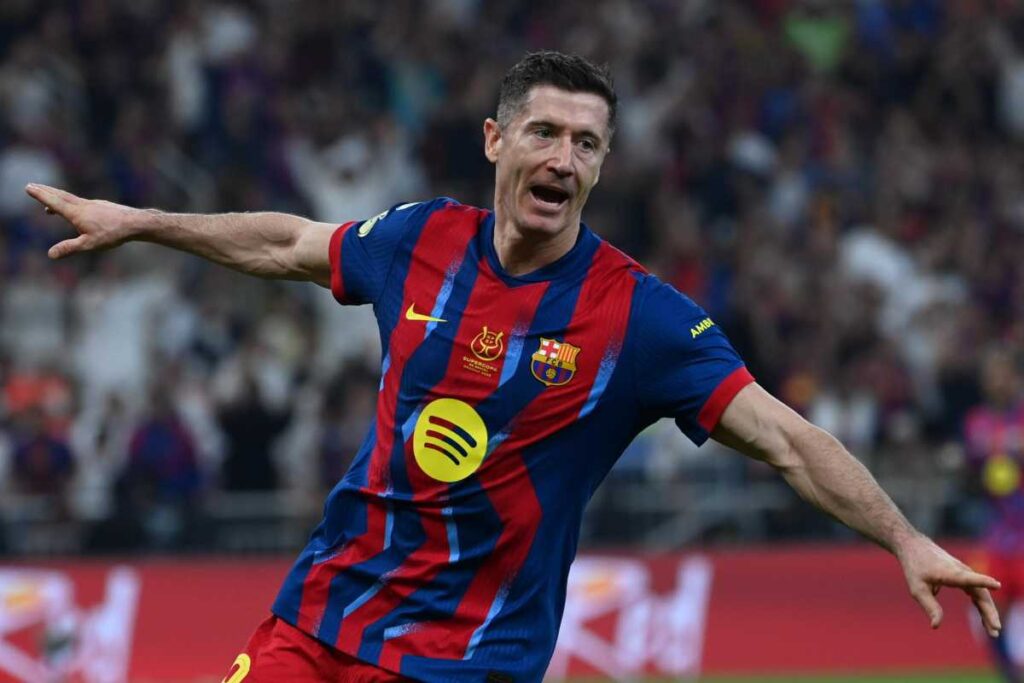 Lewandowski esprime tutta la sua gioia
